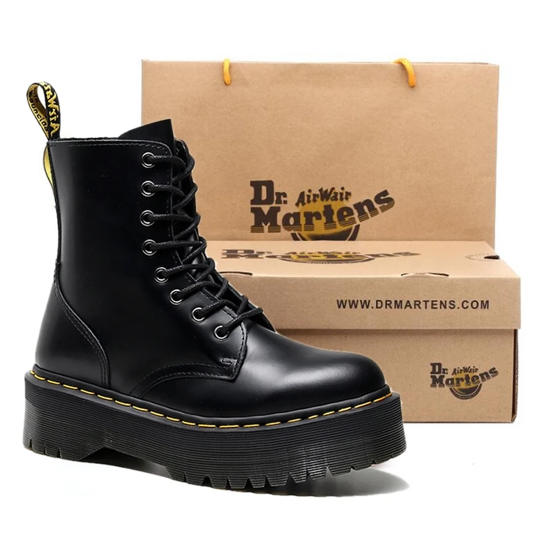 Chunky Motorcycle Boots Women Autumn 