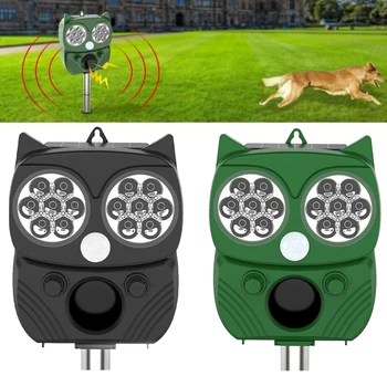 

Solar Ultrasonic Pest Animal Repeller Cat Rodent Squirrel Raccoon Control Ultrasonic Pest Repeller Mosquito Repellent