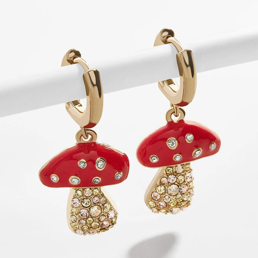 Dvacaman Delphinus Drop Earrings for Women INS Fashion Bow Knotted Crystal Dangle Earrings Statement Jewelry Wholesale Gifts - Окраска металла: 9