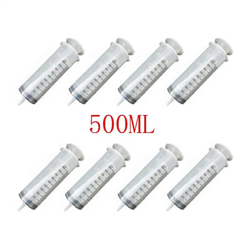 Plastic Syringe 200ml 500ml Large Medical Syringe Big SyringeS 250ml Disposable Feeding Inlet