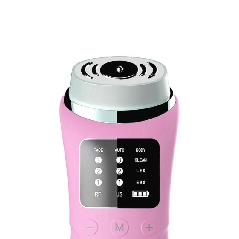  EMS Radio Frequency Thermage Face Massage Device Tightening Skin Rejuvenation Portable LED Color Li