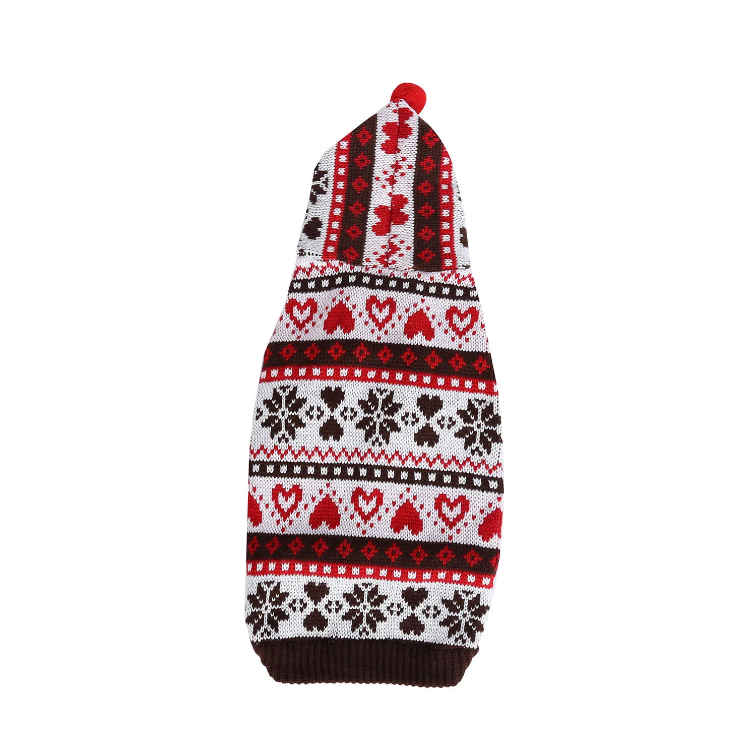 Coffee love snow cap Свитер для собак, осенняя камуфляжная шапка для питомцев, с ромбовидной решеткой, снежинка, Одежда для питомцев - Цвет: Coffee love snow cap
