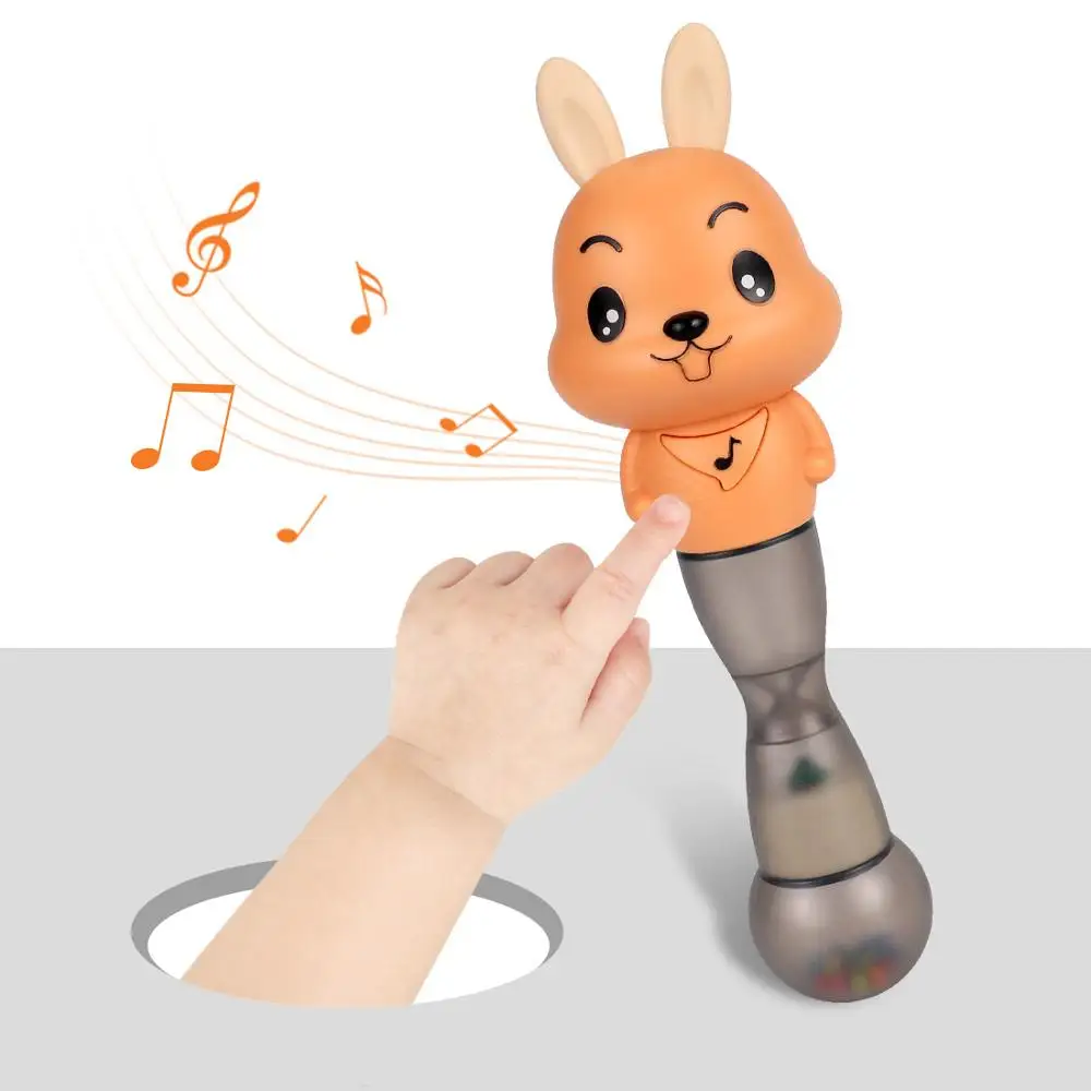 

Tumama 8pcs Baby Rattles Teether Musical Hand Shaking Bell Hanging Bear Dumbbell Baby Rattles Mobile 0-12 Months Newborns Rattle
