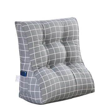 

Nordic Large Bedside Cushion Pillow Backrest Pillow for Bed Triangular Sofa Cushion Neck Support Bed Office Coussin Gift FK244