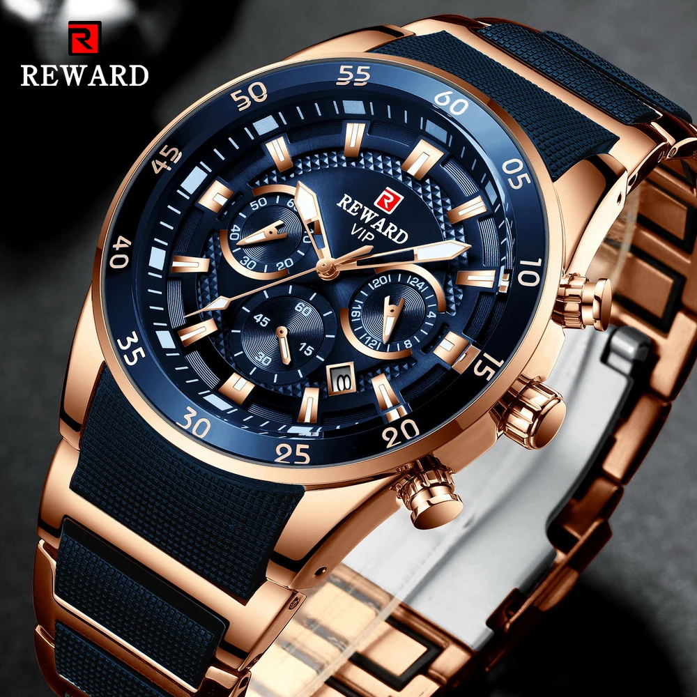 $29.99 Mens Watches Top Brand Luxury Relogio Masculino Quartz Watches For Men Sports Blue Chronograph Wate