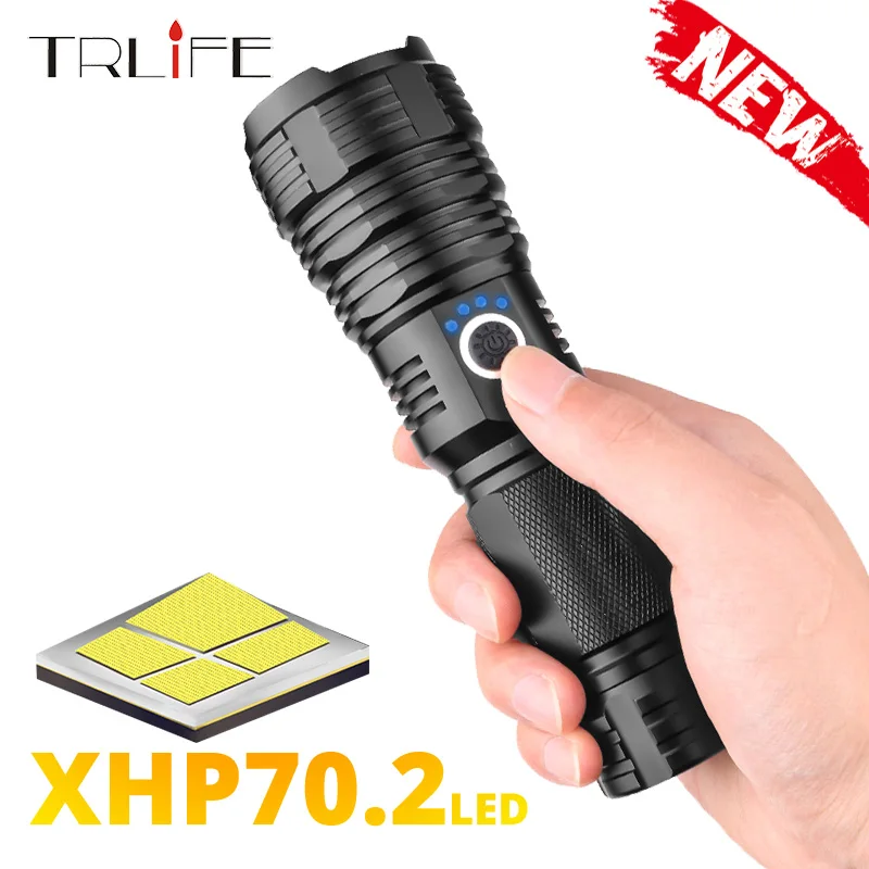 La Pi Recente Torcia A LED Super Luminosa XHP70 2 XHP50 Torcia 