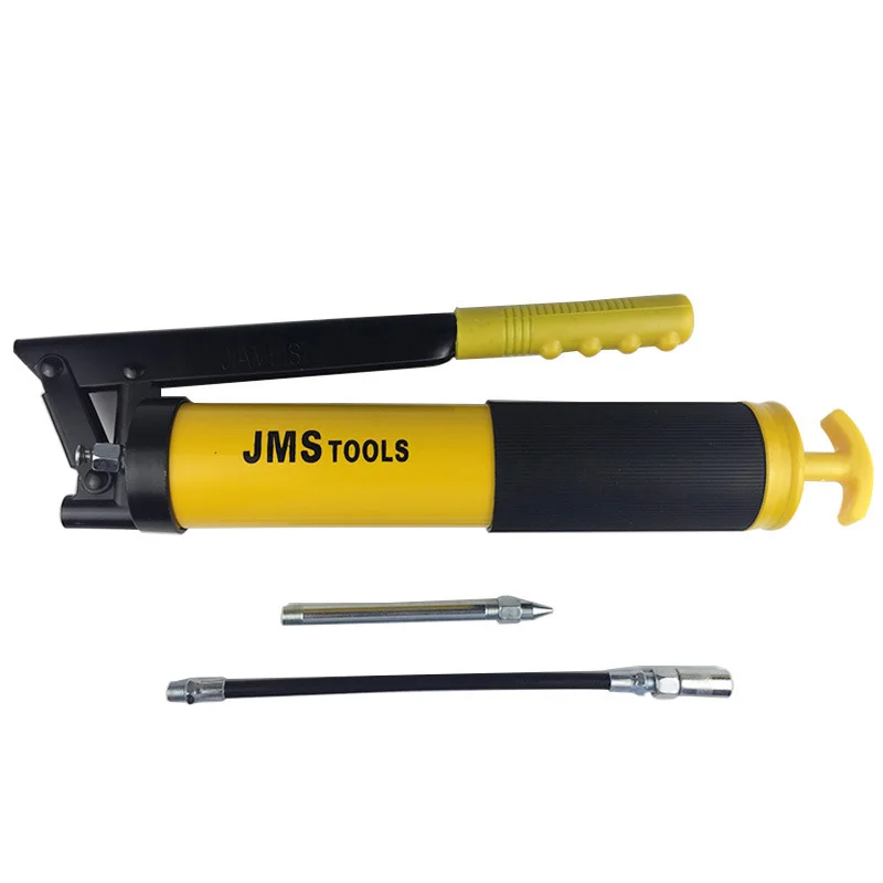 One-Hand Oil injector Auto Professional Pneumatic Grip Grease Gun Delivers Repeating Air Operated Grease Gun Tool Oil Injector professional basketball dribble training heavy ball improve strength reaction coordination weight ball non slip grip ball