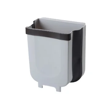 

Foldable trash bin kitchen trash bin wall mounted trash bin trash bags foldable stand Toilet storage bin trash bag holder