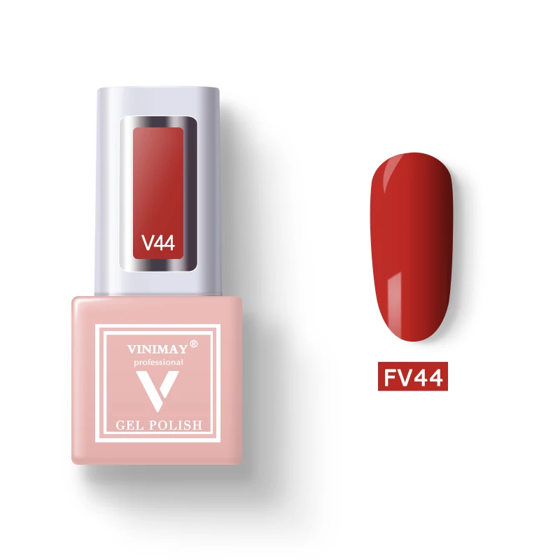VINIMAY 60 Цветной Гель-лак для ногтей vernis полуперманентный УФ-гель лак-праймер впитывающий Гель-лак для ногтей Полировочный Гель для маникюра - Цвет: FV44