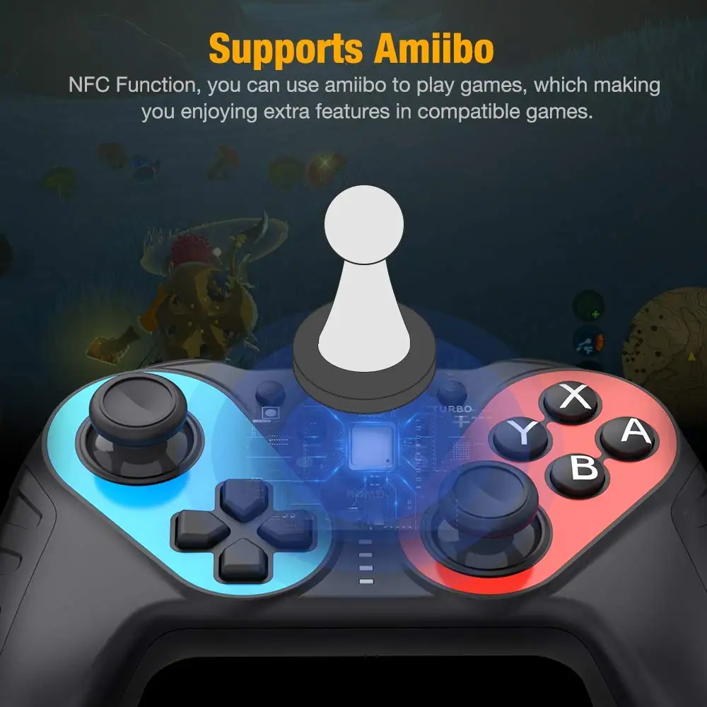 Для Switch Pro беспроводной проводной контроллер Bluetooth геймпад с функцией NFC для nintendo Switch видеоигр