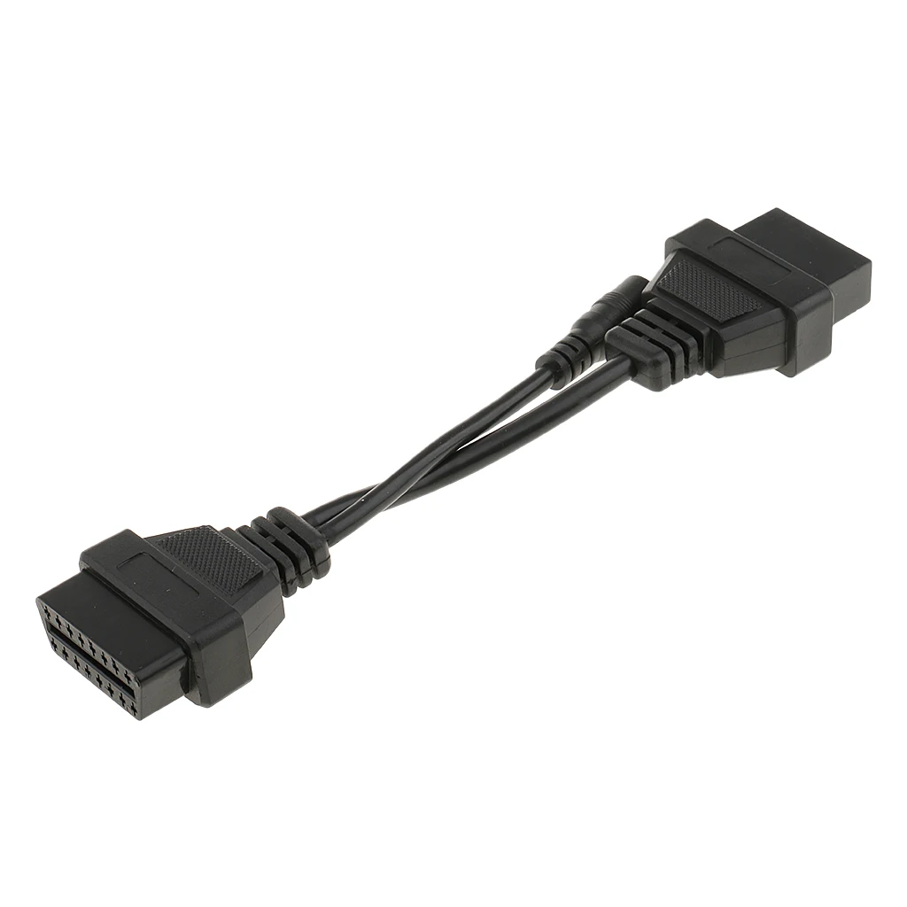 12 Pin OBD1 to 16 Pin OBD2 Diagnostic Adapter Cable for Mitsubishi Hyundai