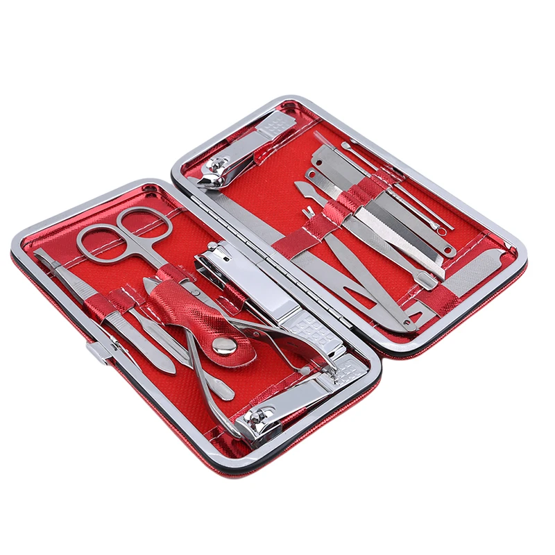 16 шт. маникюрные резаки Набор для стрижки ногтей Бытовая нержавеющая сталь Ушная