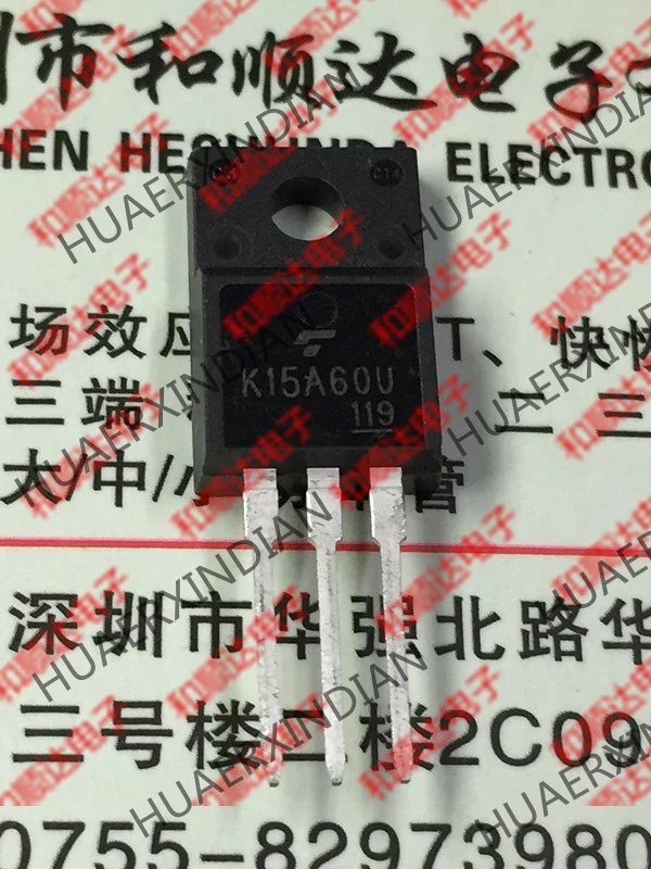 20 шт./лот TK15A60U K15A60U TO-220F 600V 15A