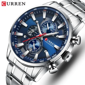 Top Luxury Brand Quartz Men’s Watch Sport Waterproof Wrist Watches Chronograph