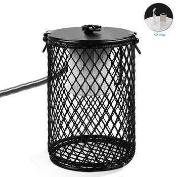 

Tortoises Heating Lamp Holder With Cage For Reptiles Multiuse Incubation Button Switch Constant Warm Pet Supplies Hamsters