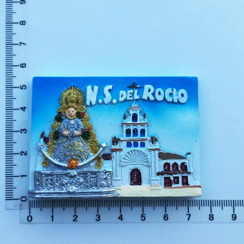 BABELEM высокое качество ручной работы Испания Virgen del Rocio 3D магниты на холодильник путешествия сувениры холодильник магнитные наклейки