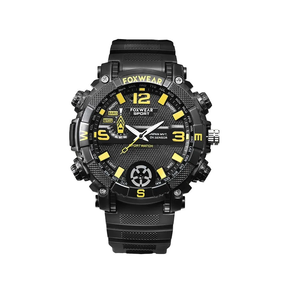 

FOXWERA FOX9C (Direct Recording) Smart Watch 16M+16G HD Video Recording Camera LED IP67 Waterproof Outdoor Sports Wristwatch