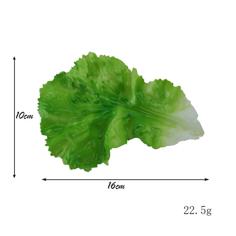 Romaine Lettuce Artificial Fruits Plastic Simulation Kitchen simulated fruit Supplies for Party Home Decor Simulated Fruit and Vegetable Model - Цвет: Romaine Lettuce