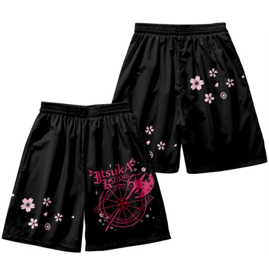

Шорты мужские пляжные быстросохнущие, повседневные короткие штаны с 3D принтом аниме свидания и прямого эфира, штаны в стиле хип-хоп, на лето