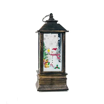 

Creative Christmas Portable Wind Lamp Home Garden Decoration Candlestick Hanging Christmas Series Lights