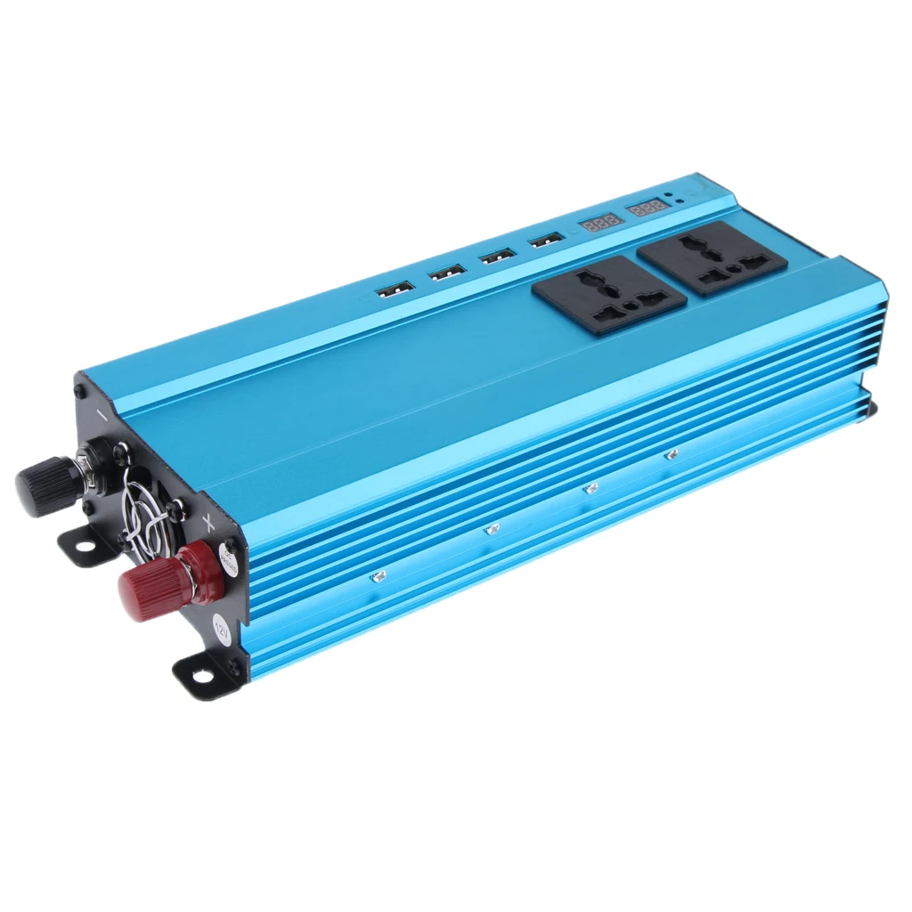 Отличная производительность машины 5000W Мощность инвертор Дисплей 12V синусоида преобразователь