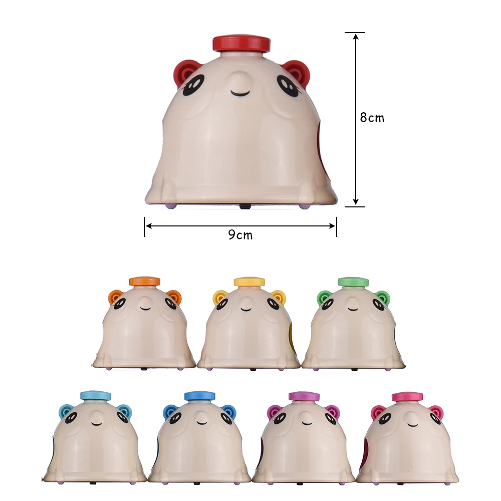 8 шт./компл. красочные стильная футболка с изображением персонажей видеоигр Deskbell Мышь-shape форме, благодаря чему создается ощущение невесомости с ручные колокольчики колокольчик ручной перкуссионные колокольчики комплект музыкальная игрушка для детей