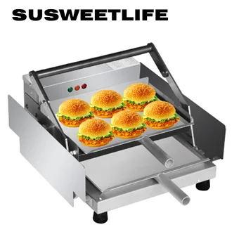 

Burger machine Commercial small hamburger bread embryo heating machine Baking bun baking machine Automatic hamburger machine