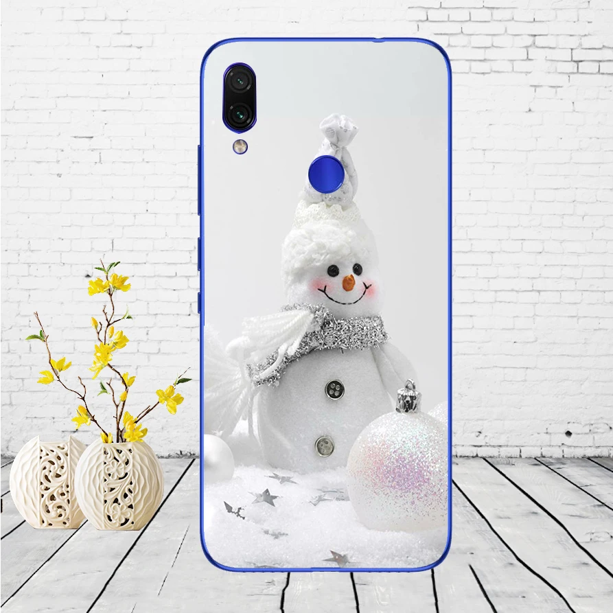 Чехол для Xiaomi Redmi Note 7, силиконовый чехол для Xiaomi Redmi Note 7, задняя крышка, чехол для Redmi Note 7, чехол для телефона - Цвет: C8