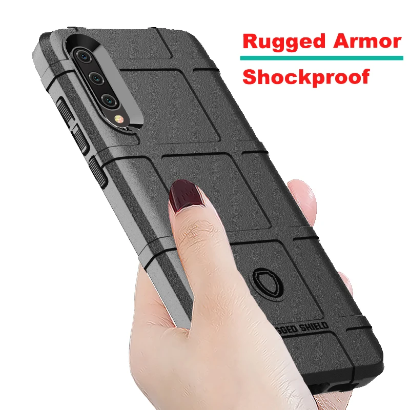 

For Xiaomi mi 9 lite Case Cover Rugged Armor Shockproof Cover For Xiaomi 9 lite mi 9 lite Soft Silicon Button Protection Case