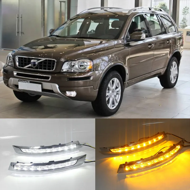 2pcsCarDaytimeRunningLightsLEDDRLForVolvoXC90200720082009