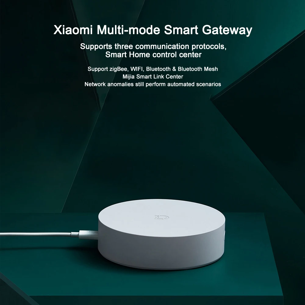 Xiao mi jia Smart мультирежимный шлюз ZigBee wifi Bluetooth Mesh умные устройства связи работают с приложением mi Home и Apple Homekit