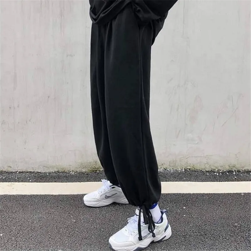 Spring Women high waist pants streetwear loose pants streetwear capris trousers Fashion Female male High Street Japan pants Spring Women high waist pants streetwear loose pants streetwear capris trousers Fashion Female male High Street Japan pants