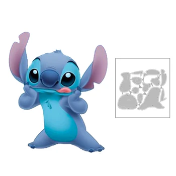 

2020 New Lilo and Stitch DIY Cartoon Character Animal Big Eyes Koala Metal Cutting Dies For Scrapbooking Card Making no stamps