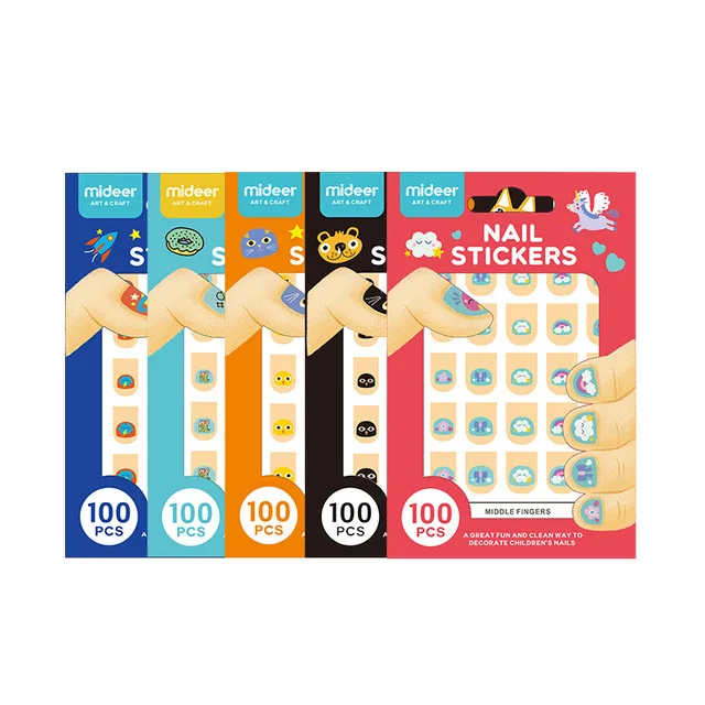 Безопасные, нетоксичные и милые наклейки для ногтей для детей