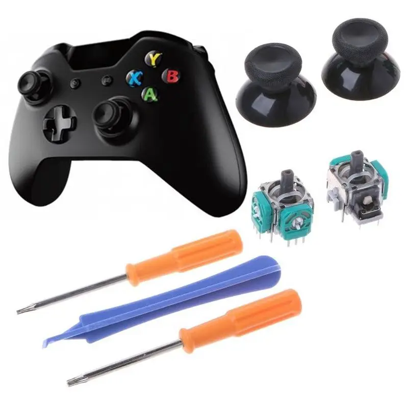 Горячий для контроллера 3D аналоговые джойстики Замена колпачок для пальцев Torx T8 T6 ремонтные отвертки инструмент для Xbox 1