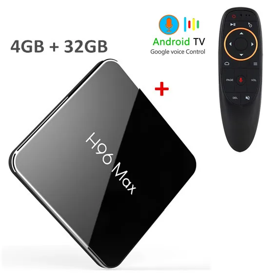 Android 8,1 ТВ приставка H96 Max X2 Amlogic S905X2 4G 32GB 64GB Медиаплеер 4K Google голосовой помощник Netflix Youtube H96MAX X2 - Цвет: 4GB 32GB