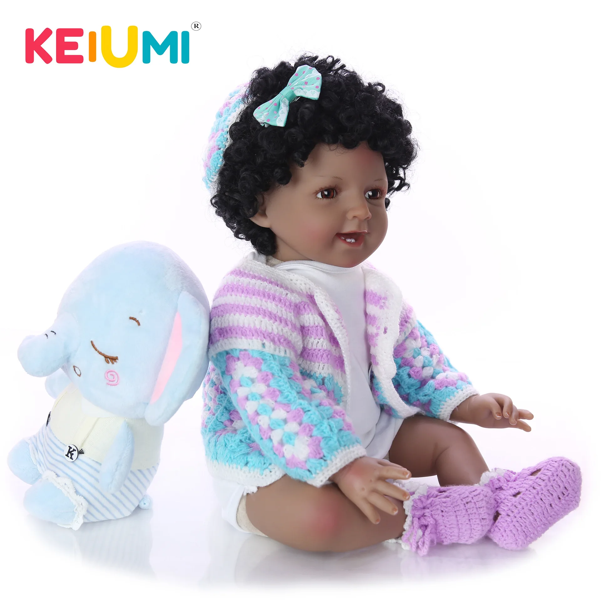 

Keiumi 22-Inch 55cm Reborn Baby Doll Cloth Body Model Infant