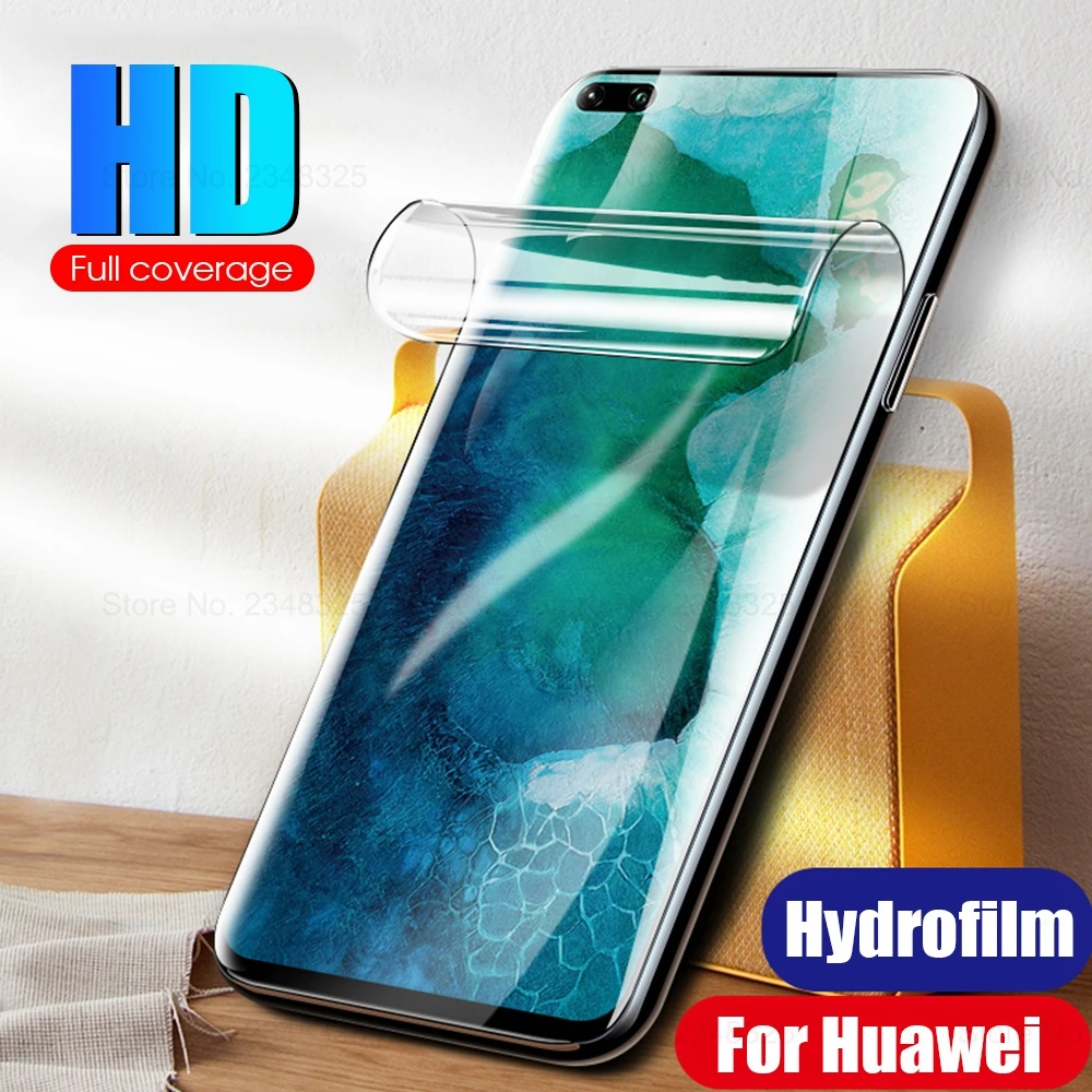 For Huawei Nova 5T 6 SE 6 9D Soft Hydrogel Full Cover Glass Film For Huawei Honor V30 20S 20 Pro Nova 5T 6 6se 6 SE 2020 Glass