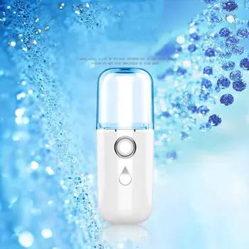 

Portable LED Nanos Mist Sprayer Facial Body Nebulizer Steamer Moisturizing Skin Care Mini 40ml Face Spray Beauty Instruments
