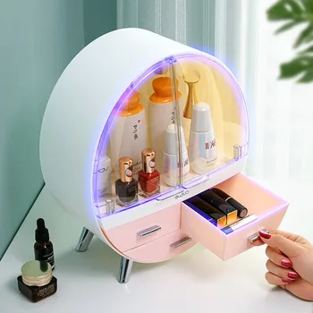 

Makeup Organizer for Cosmetic Large Capacity Cosmetic Storage Box Organizer Desktop Jewelry Nail Polish Makeup Drawer Container