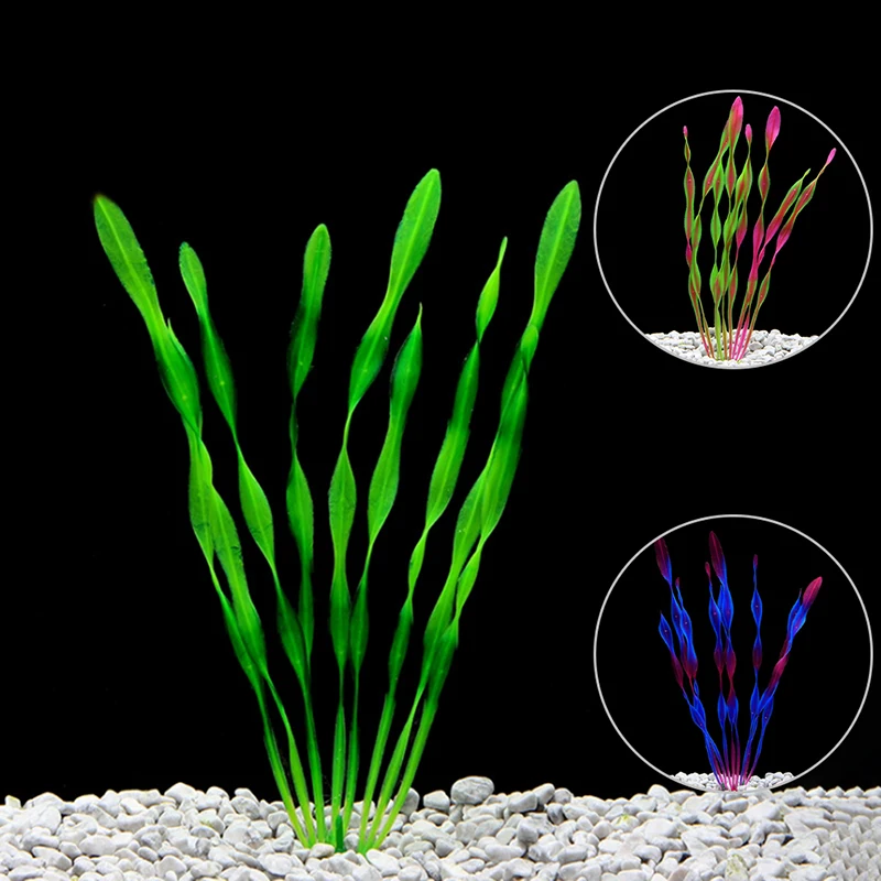 Plastic Aquarium Decorative Simulation Seaweed Environmental Protection Materials Aquarium Decorative Accessories