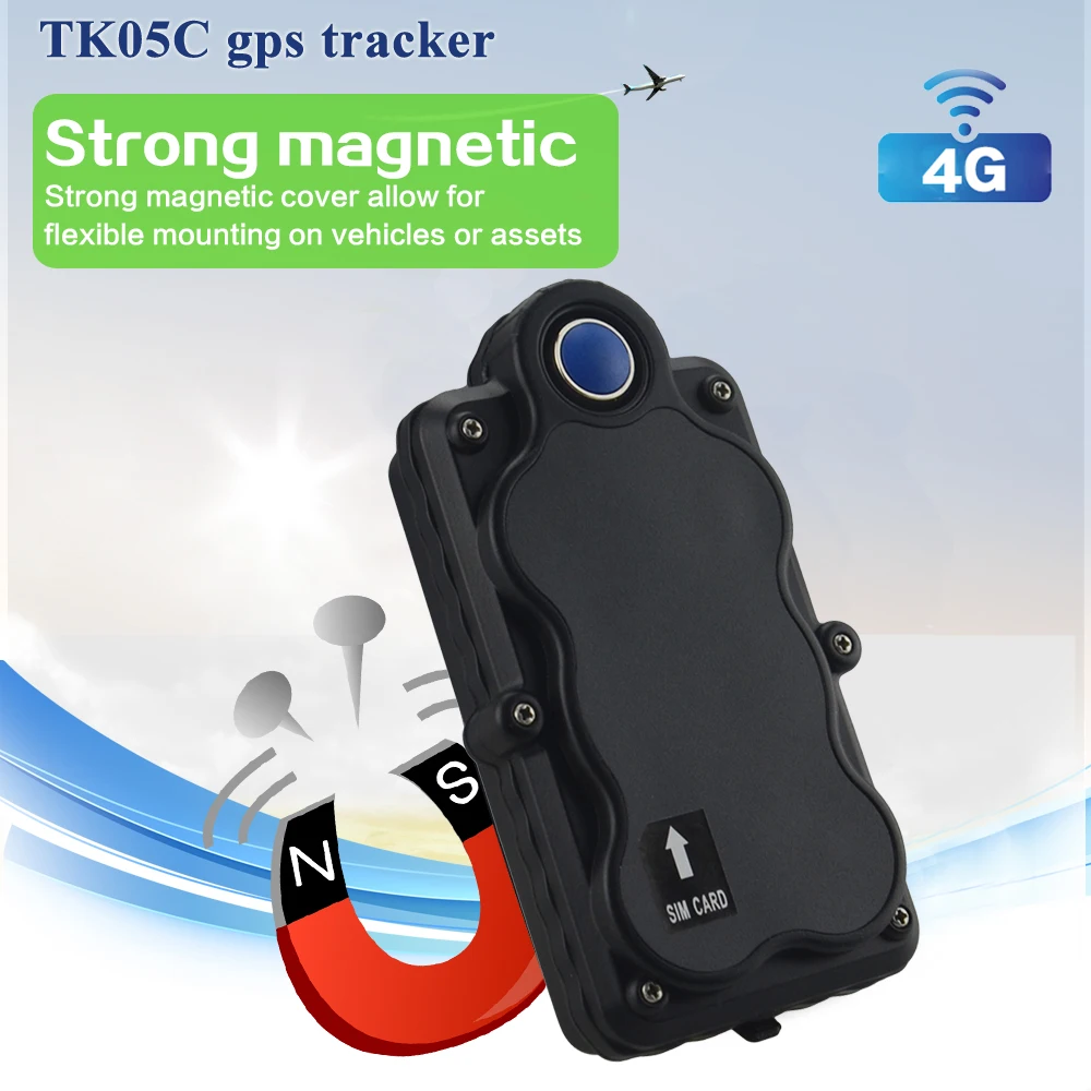 4G LTE gps трекер TK05C с большой батареей 5000 мАч водонепроницаемый Магнит устройство слежения в реальном времени добавить демонтаж датчик оповещения гео-забор