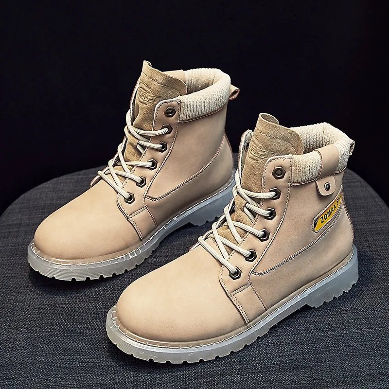 

Martin Boots Women's Worker Boot 2019 Autumn & Winter Hight-top WOMEN'S Shoes New Style Boots Students Versitile Fashion Casual