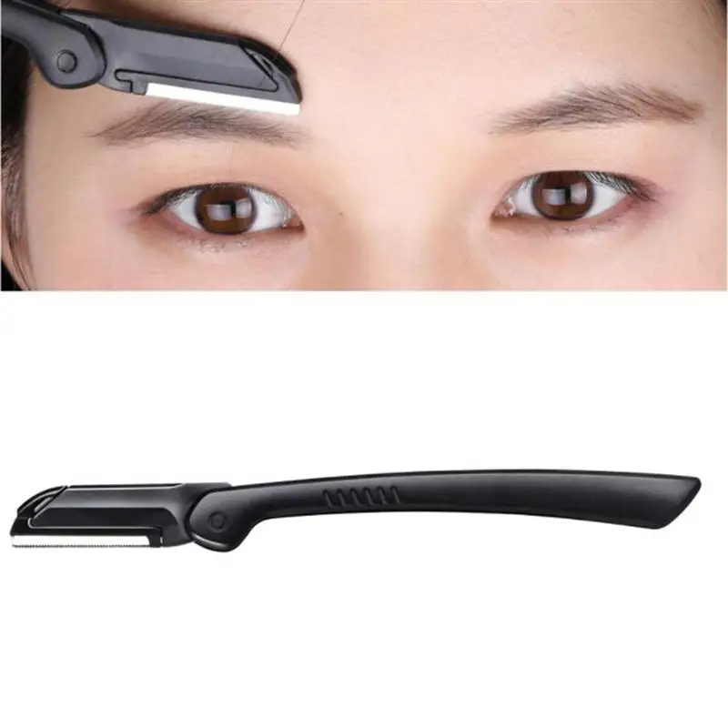 4pcsEyebrow Триммер костюм стереоскопический резка бровей Уход за кожей клип гребень для девочек