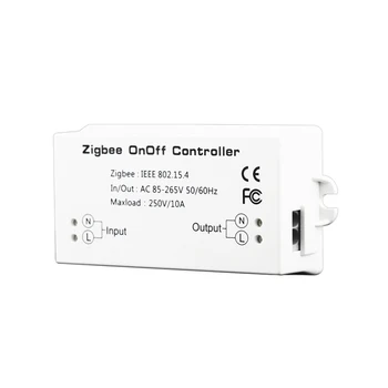 

Mr NEW Zigbee On/Off Controller Smart Switch APP Remote Control Smart Home Module AC85-265V 10A White Switches With Google Home