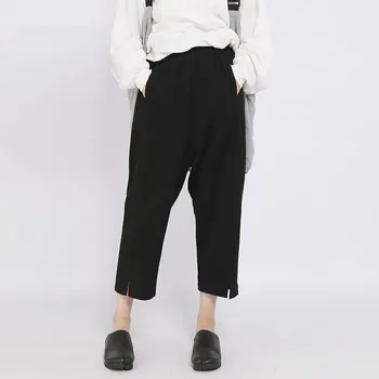 

XUXI Pantalon Femme Women's 2020 New Summer Clothes Women's 9-point Pants Loose Slim Black Sports Casual Pants Sweatpants FZ1410