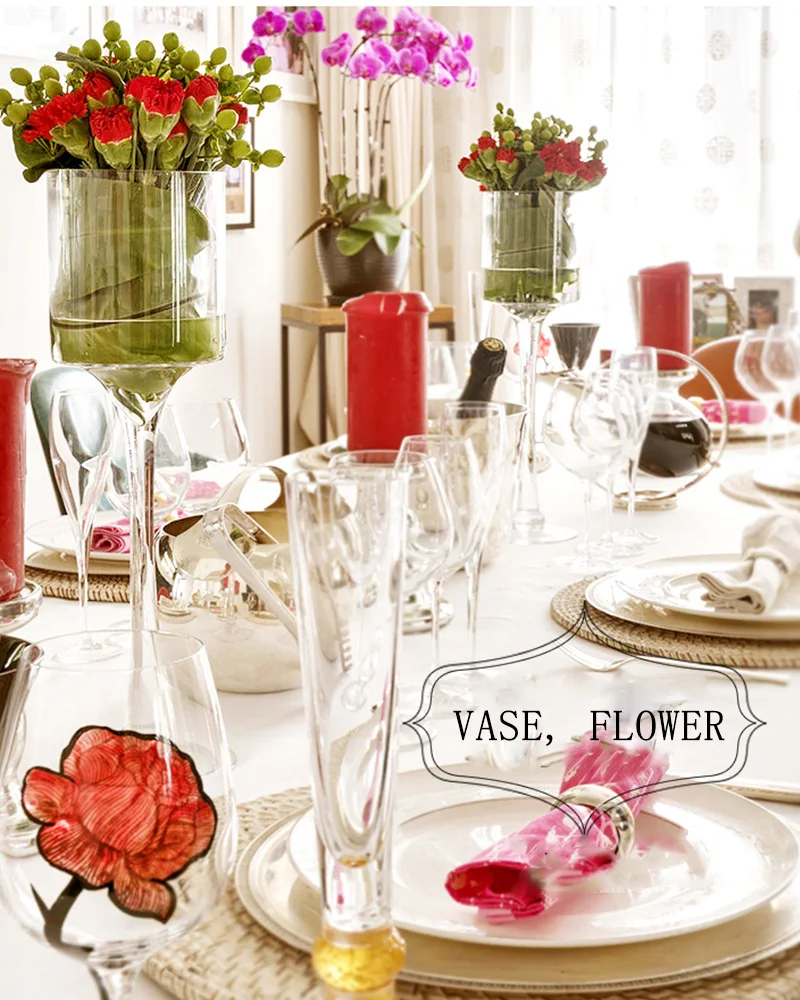 3 pezzi Set portacandele in cristallo candele in vetro portacandele idee per matrimoni romantico Bar per la casa decorazioni per feste ornamenti candeliere  15