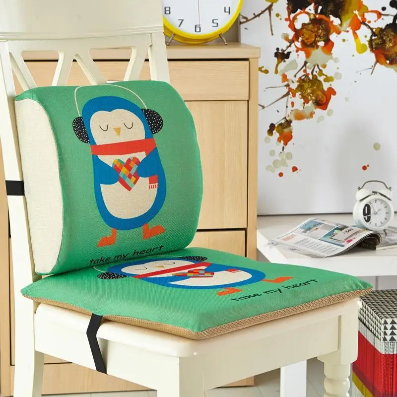 Декоративные подушки для детской комнаты 2 шт./компл. Мультяшные на спинку и