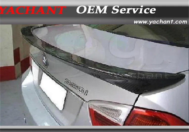 Спойлер для багажника из углеродного волокна CF подходит 2006-2008 E90 AC Style Duckbill
