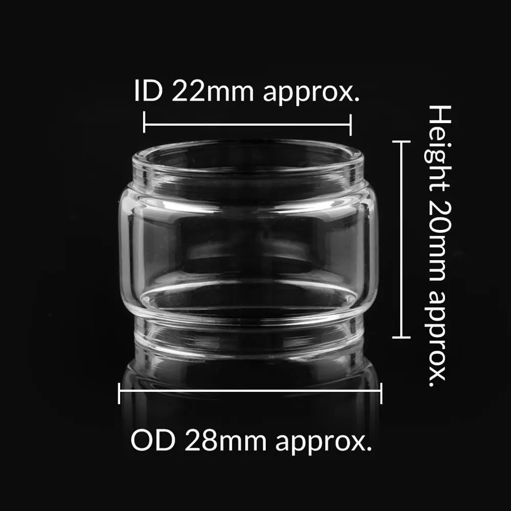 1 шт. стеклянная трубка Volcanee Pyrex для электронной сигареты Zeus RTA|Аксессуары| |